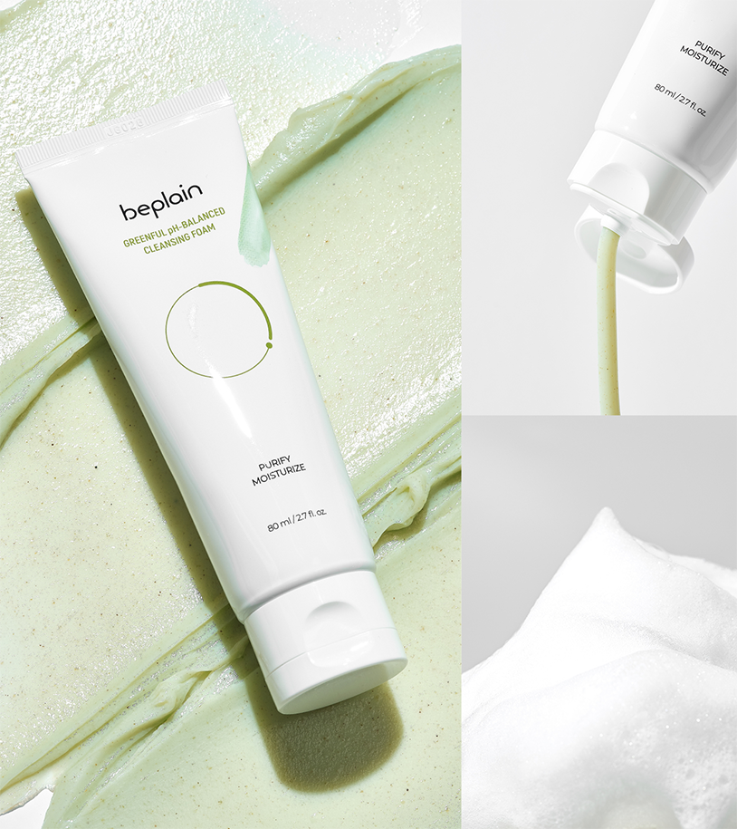 [beplain] Mung Bean pH-Balanced Cleansing Foam