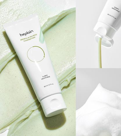 [beplain] Mung Bean pH-Balanced Cleansing Foam