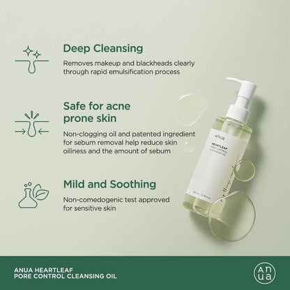 [Anua] HEARTLEAF PORE CONTROL CLEANSING OIL