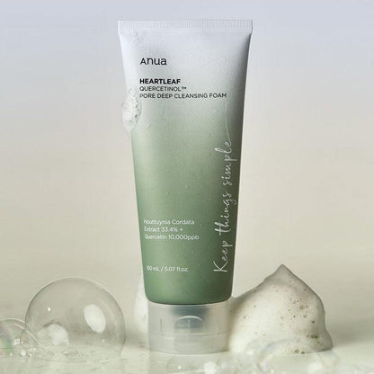 [Anua] HEARTLEAF QUERCETINOL PORE DEEP CLEANSING FOAM 150ml