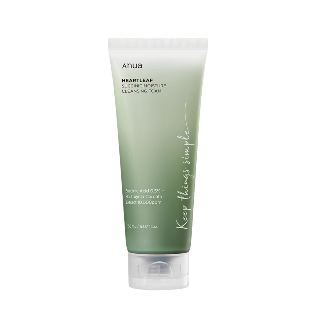 [Anua] HEARTLEAF SUCCINIC MOISTURE CLEANSING FOAM