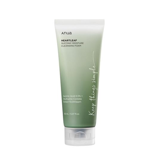 [Anua] HEARTLEAF SUCCINIC MOISTURE CLEANSING FOAM