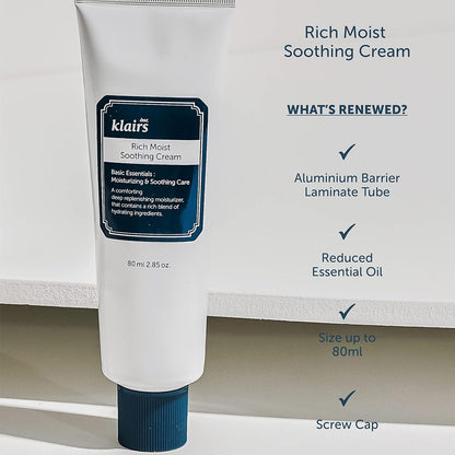 [Klairs] Rich Moist Soothing Cream 80ml