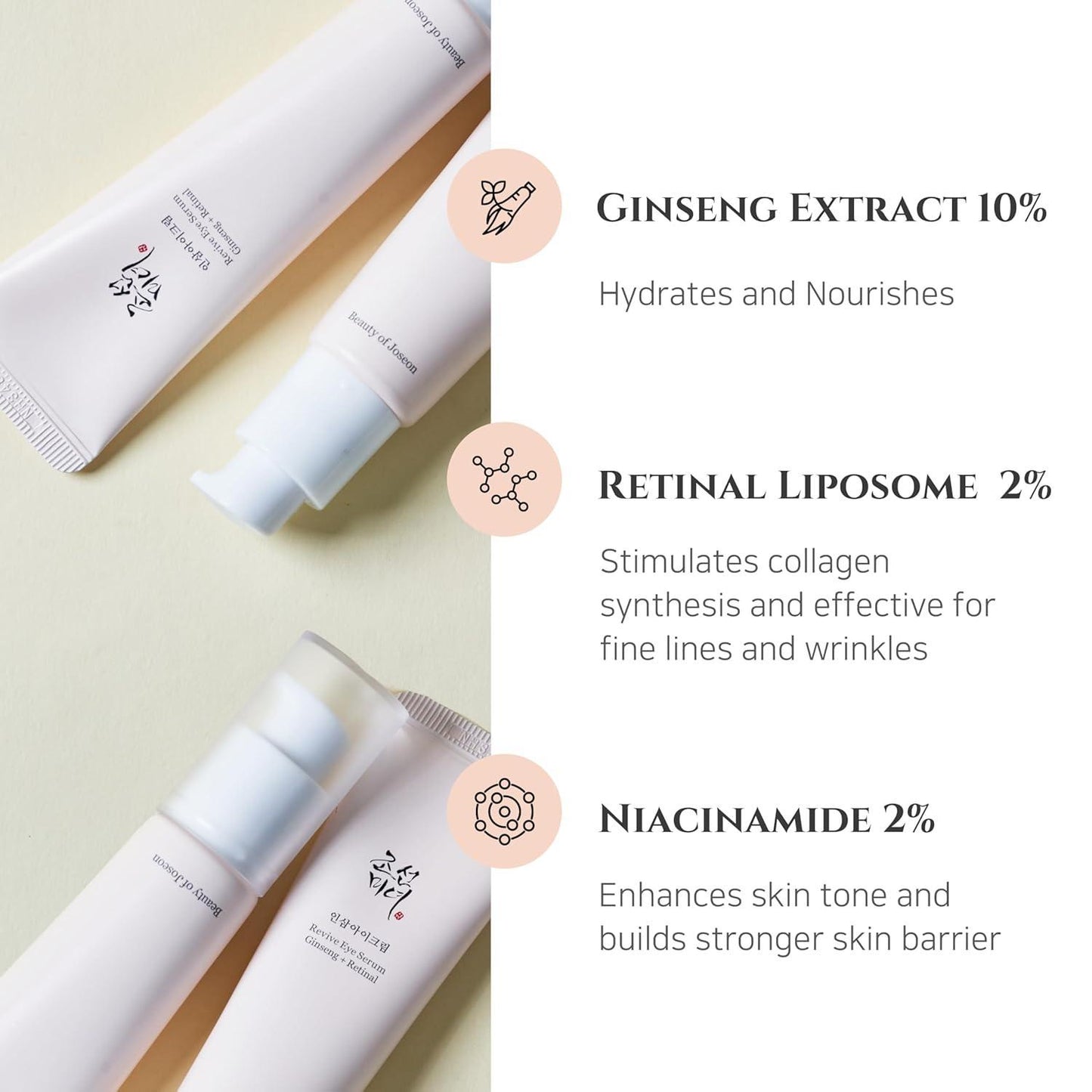 [BeautyOfJoseon] Revive Eye Serum : Ginseng + Retinal