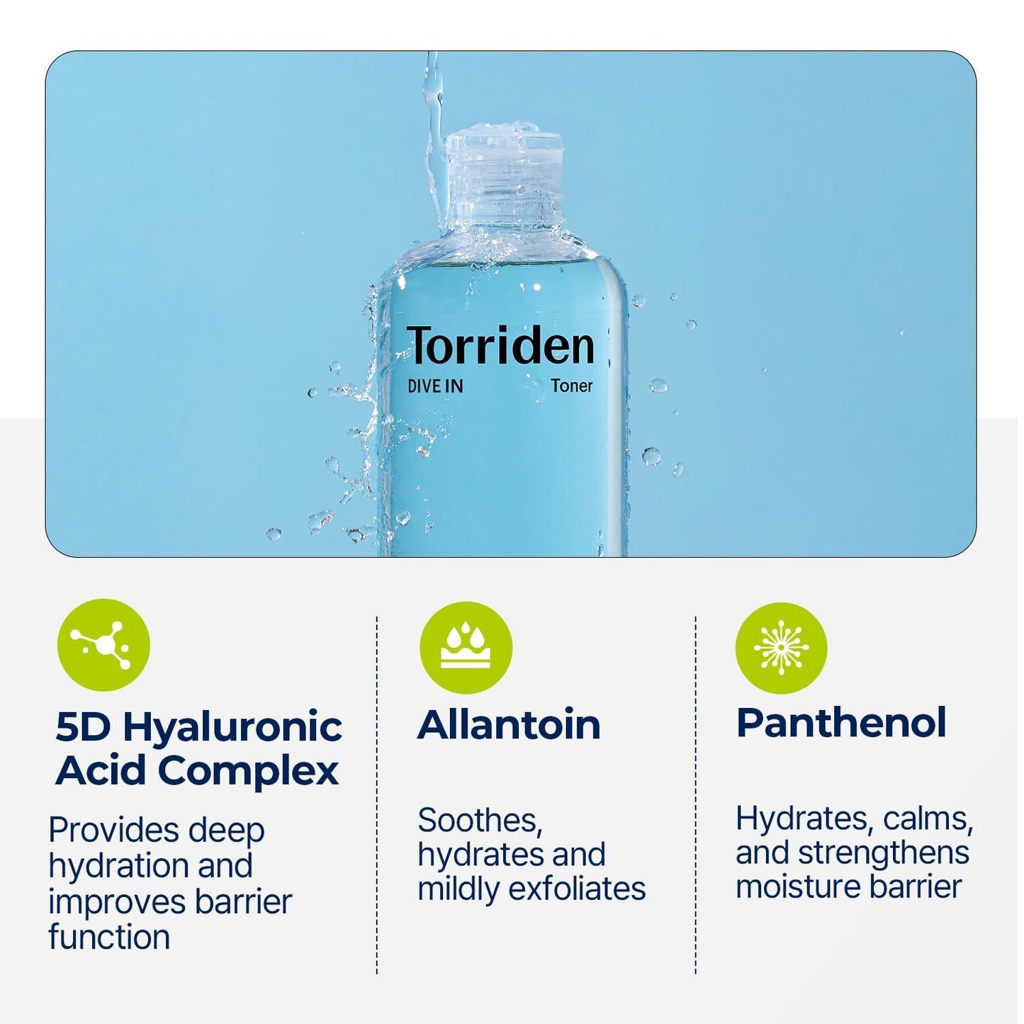 [Torriden] Dive-in Low Molecular Hyaluronic Acid Toner 300ml