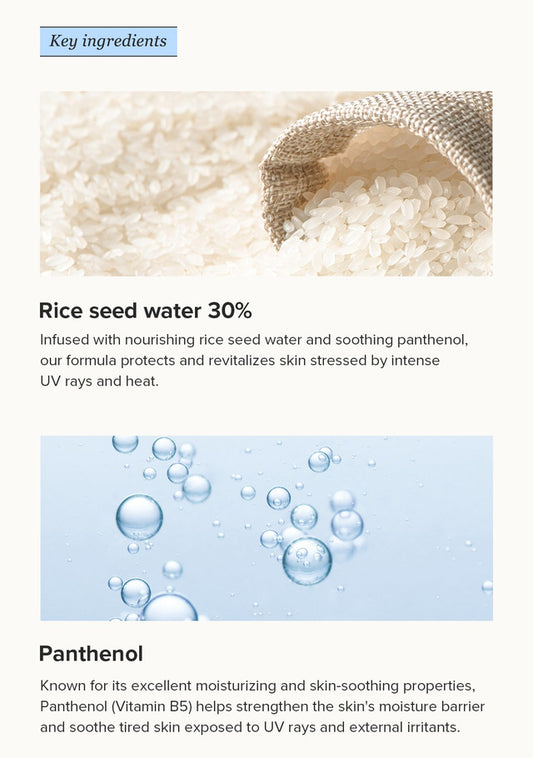 [BeautyOfJoseon] Relief Sun Aqua-Fresh : Rice + B5 Mini (10ml)