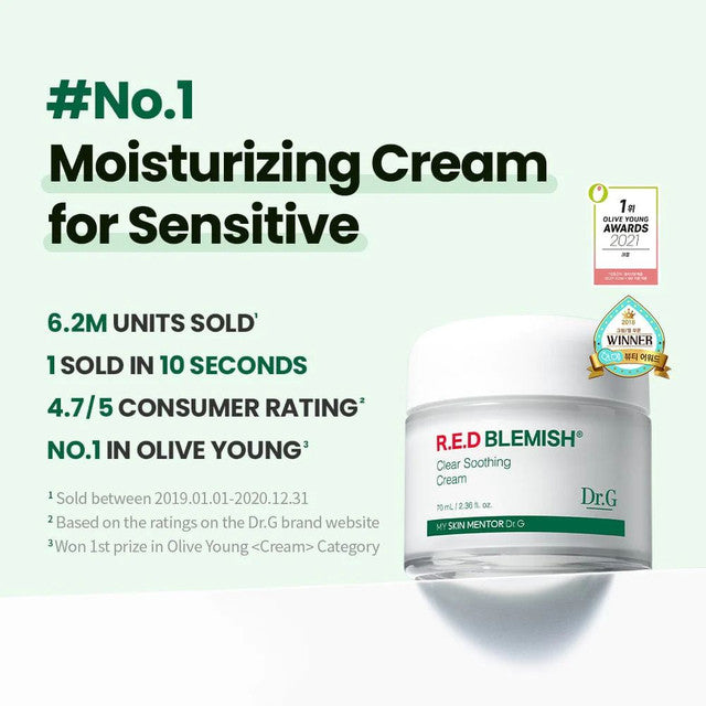 [Dr.G] R.E.D Blemish Clear Soothing Cream 70ml