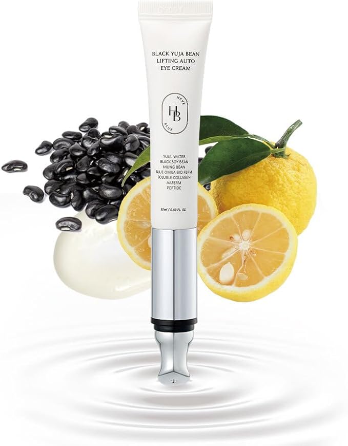 [Heveblue] Black Yuja Bean Lifting Auto Eye Cream 15ml