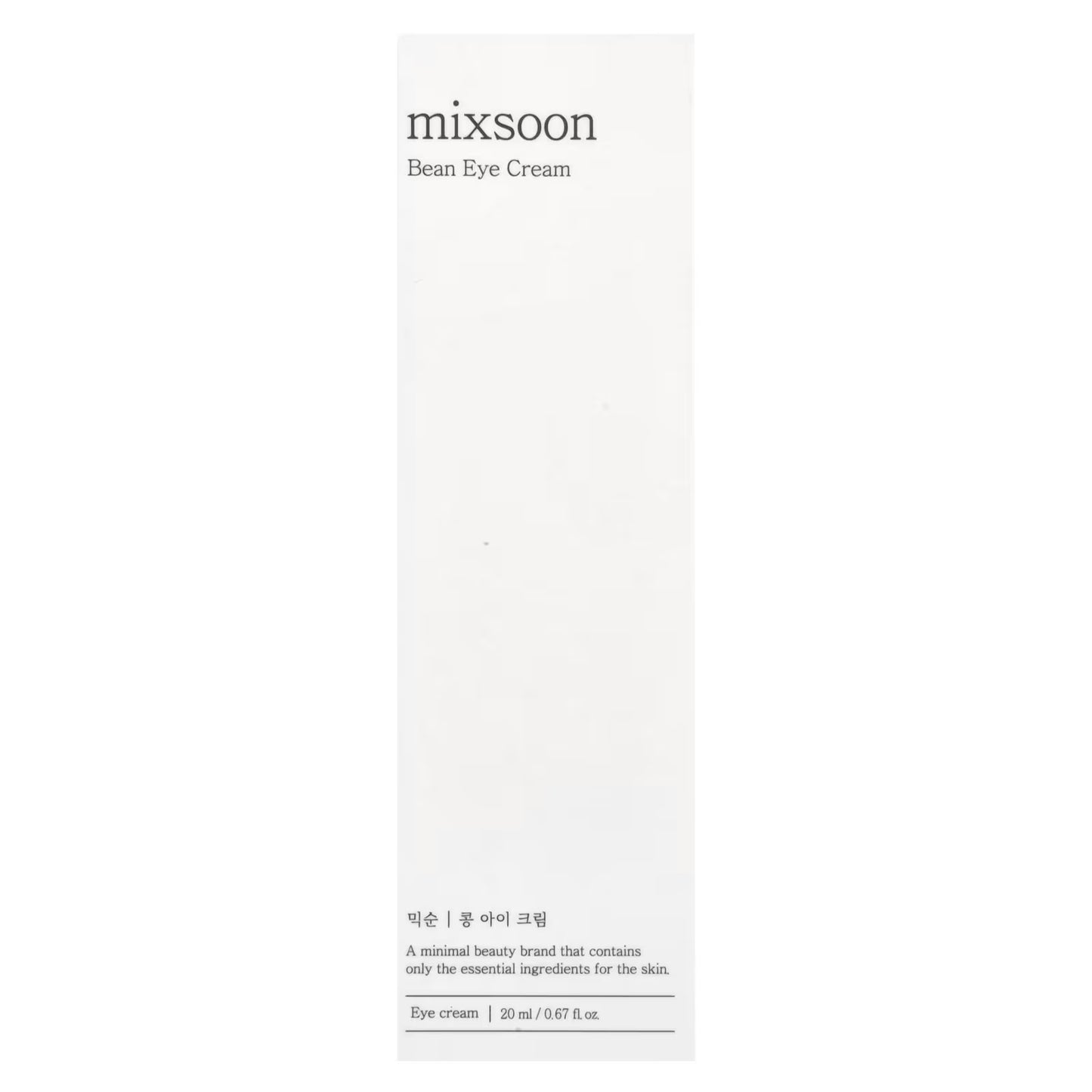 [Mixsoon] Bean Eye Cream 20ml