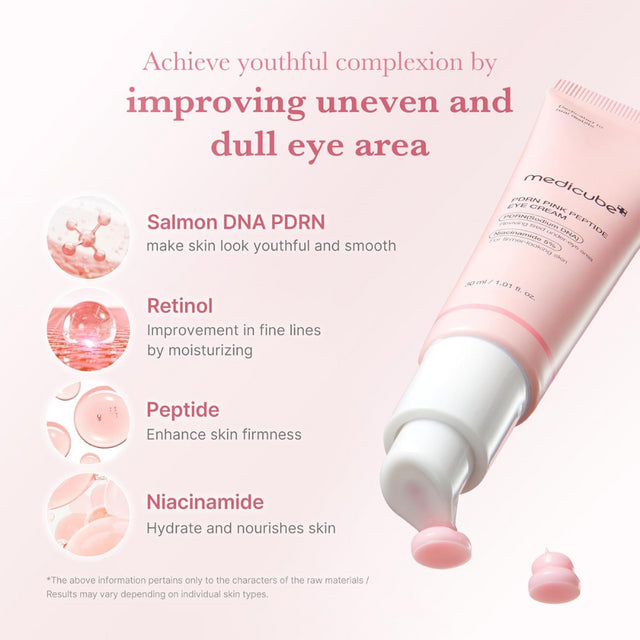 [Medicube] PDRN Pink Peptide Eye Cream 30ml