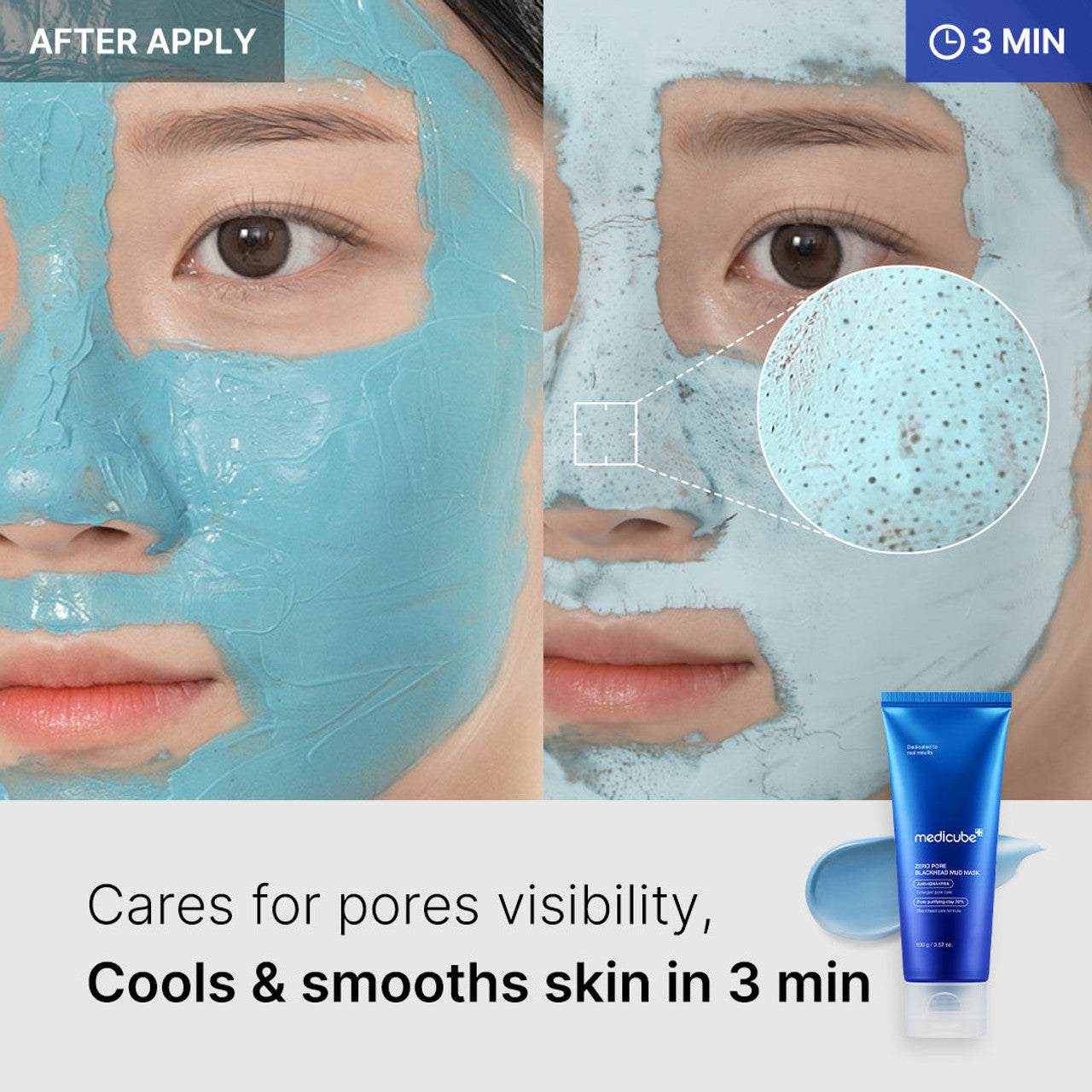 [Medicube] Zero Pore Blackhead Mud Mask 100g