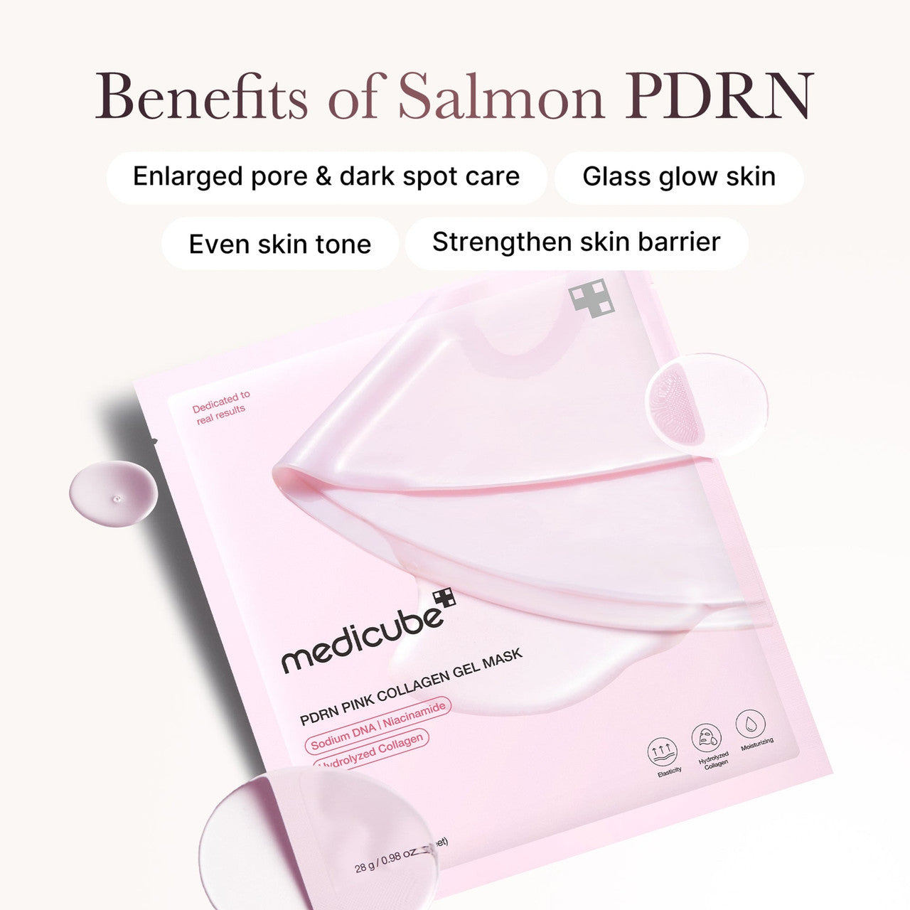 [Medicube] PDRN Pink Collagen Gel Mask 28g