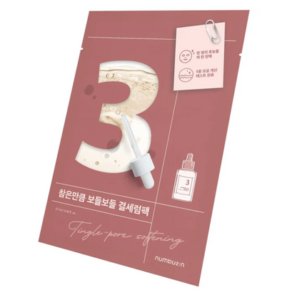 [Numbuzin] No.3 Tingle-Pore Softening Sheet Mask 27g