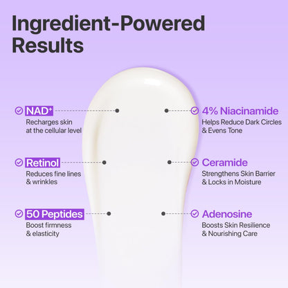 [Numbuzin] No.9 NAD+ Retinol Volumetox Eye Cream 10ml