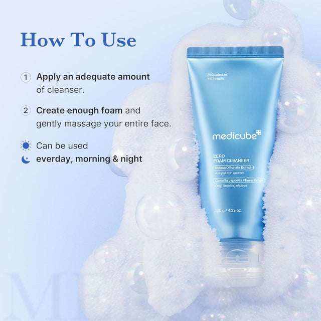 [Medicube] Zero Foam Cleanser 120g