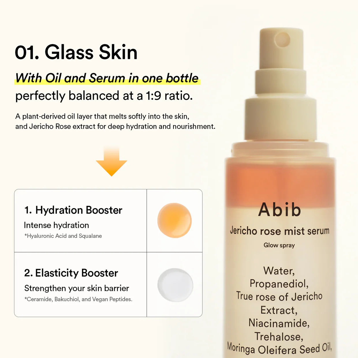 [Abib] Jericho Rose Facial Mist Serum Glow Spray 100ml