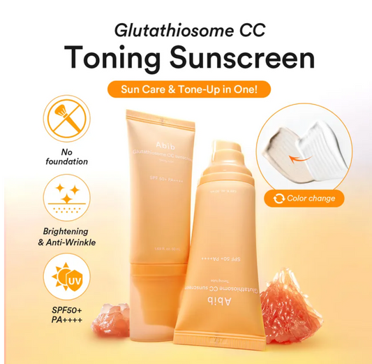 [Abib] Glutathiosome CC Sunscreen Toning Tube 50ml