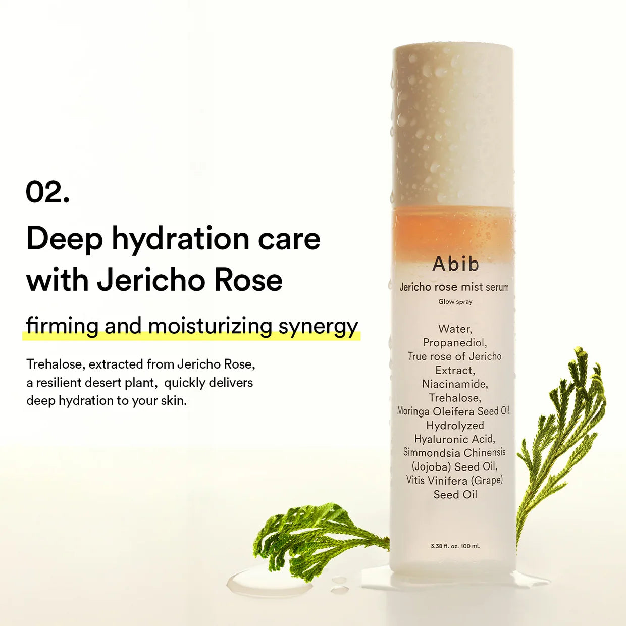 [Abib] Jericho Rose Facial Mist Serum Glow Spray 100ml
