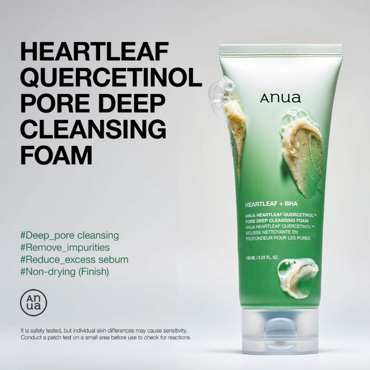 [Anua] Heartleaf Quercetinol Pore Deep Cleansing Foam Mini 25ml