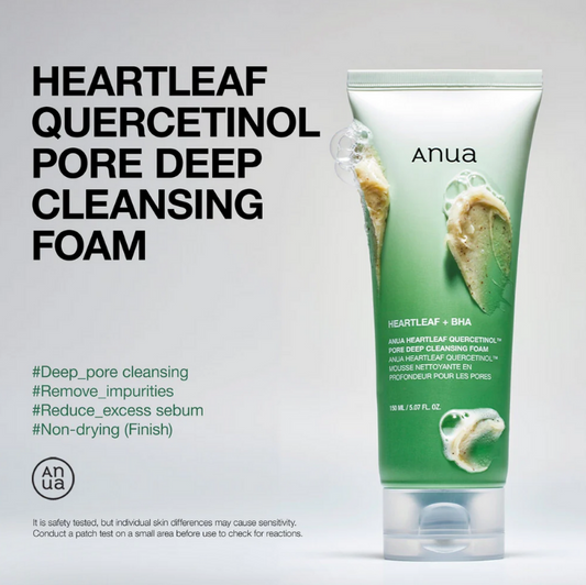 [Anua] Heartleaf Quercetinol Pore Deep Cleansing Foam Mini 25ml