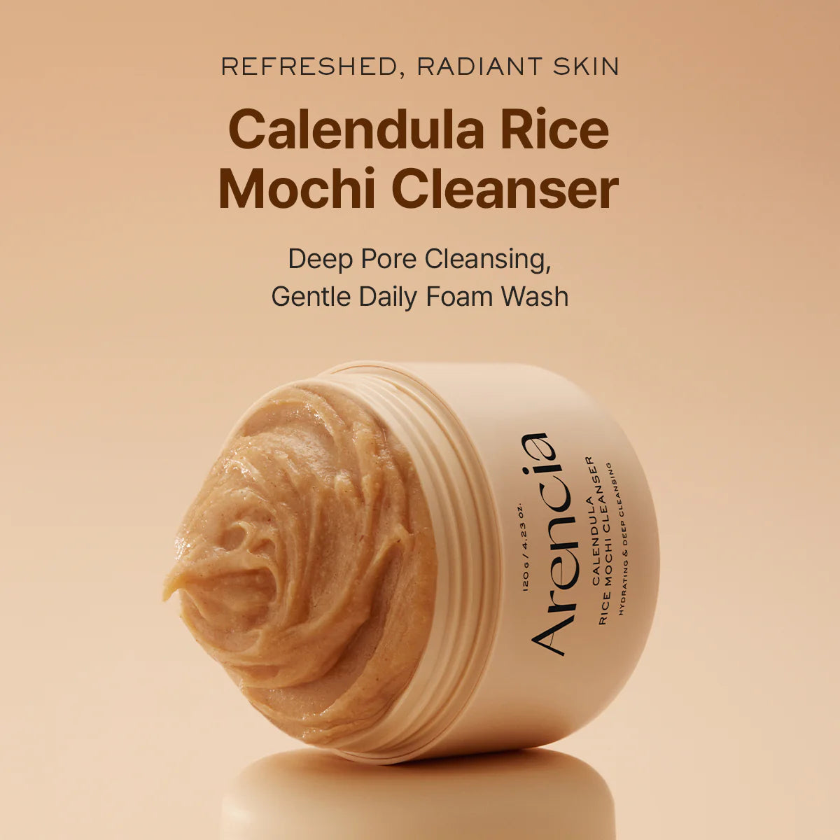[Arencia] Calendula Rice Mochi Cleanser 120g