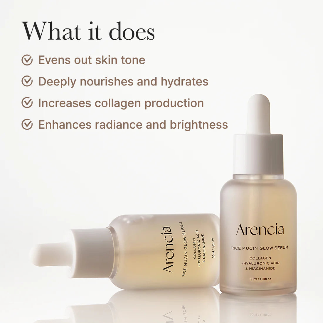 [Arencia] Rice Mucin Glow Serum 30ml