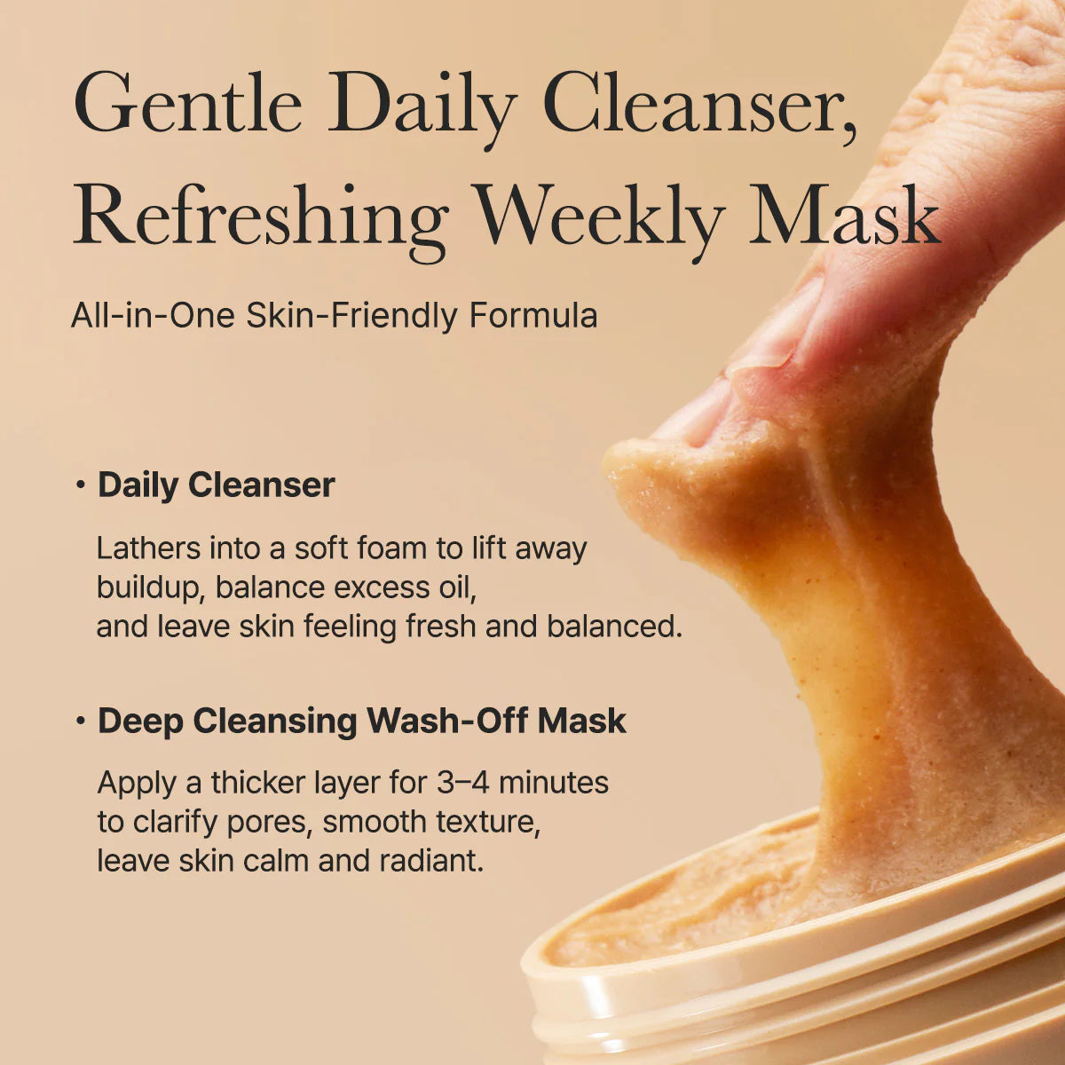 [Arencia] Calendula Rice Mochi Cleanser 120g