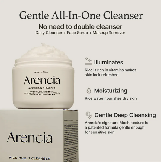 [Arencia] Rice Mucin Cleanser 120g