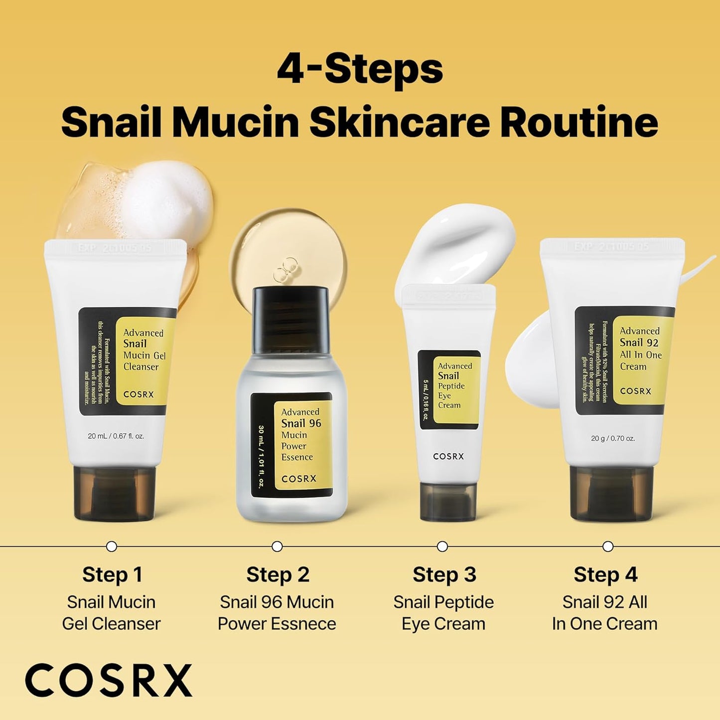 [Cosrx] All About Snail Trial Kit 4 pcs