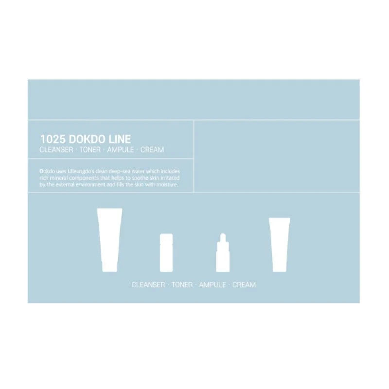 [Round Lab] 1025 Dokdo Line Skin Care Trial Kit (4pcs)