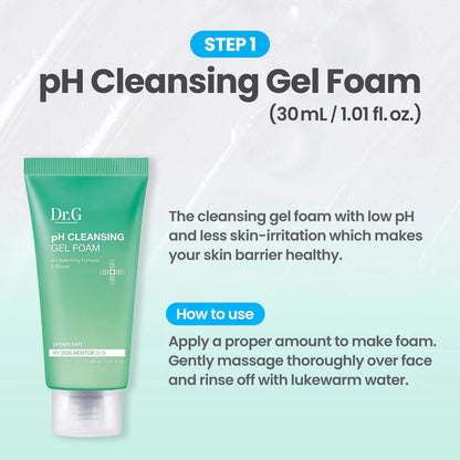 [Dr.G] R.E.D Blemish Clean And Soothing Trial Kit 30ml