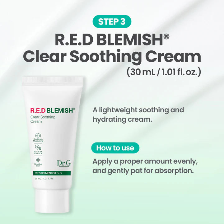 [Dr.G] R.E.D Blemish Clean And Soothing Trial Kit 30ml