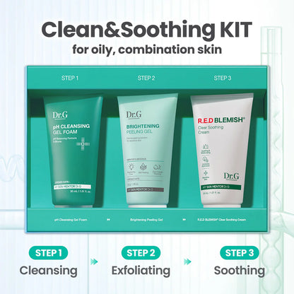 [Dr.G] R.E.D Blemish Clean And Soothing Trial Kit 30ml