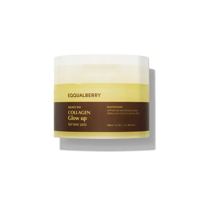 [Eqqualberry] Collagen Glow Up Gel Toner Pads (60 sheets)