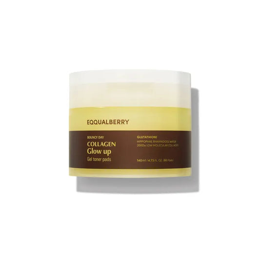 [Eqqualberry] Collagen Glow Up Gel Toner Pads (60 sheets)