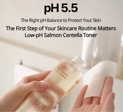 [Heveblue] Salmon Caring Centella Toner 200ml
