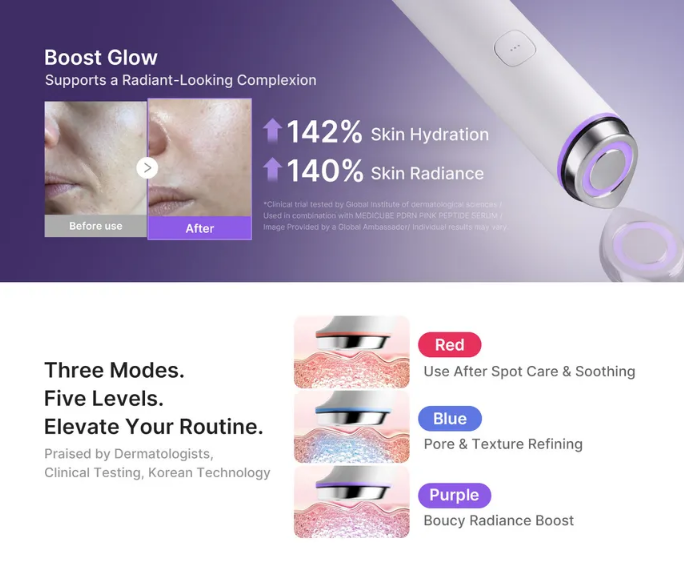 [Medicube] AGE-R Booster Pro Mini PLUS Pink