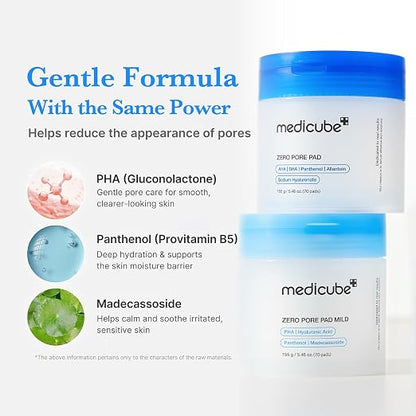 [Medicube] Zero Pore Mild Pad (70ea)