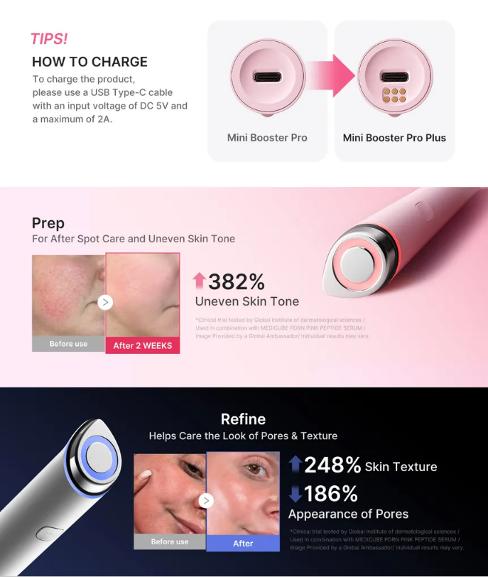 [Medicube] AGE-R Booster Pro Mini PLUS Pink