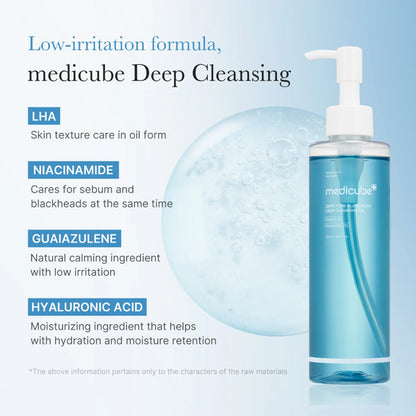 [Medicube] Zero Pore Blackhead Deep Cleansing Oil 205ml