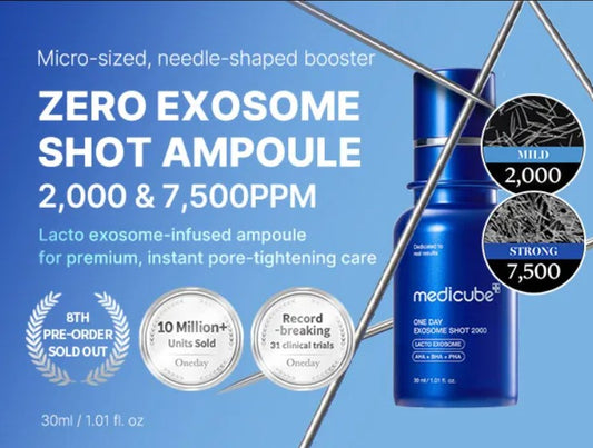 [Medicube] One Day Exosome Shot Pore Ampoule 7500 30ml