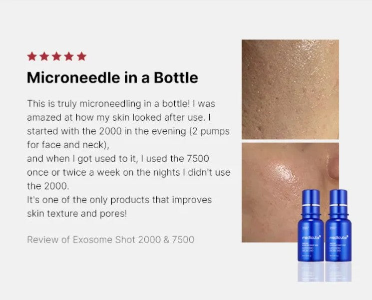 [Medicube] One Day Exosome Shot Pore Ampoule 7500 30ml