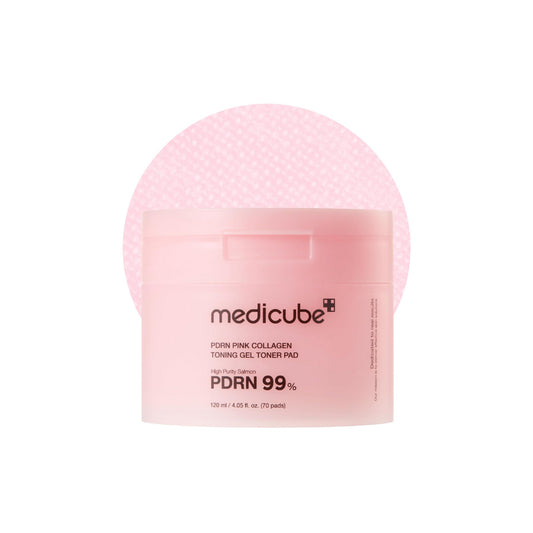 [Medicube] PDRN Pink Collagen Toning Gel Toner Pad (70 Pads)