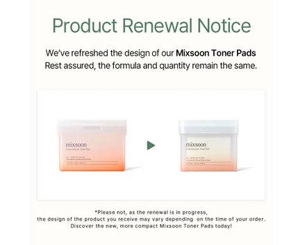 [Mixsoon] Galactomyces Toner Pad (60 Pads) 210ml