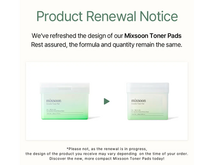 [Mixsoon] Centella Toner Pad (120 Pads) 230ml