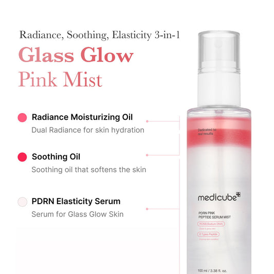[Medicube] PDRN Pink Glutathione Serum Mist 100ml