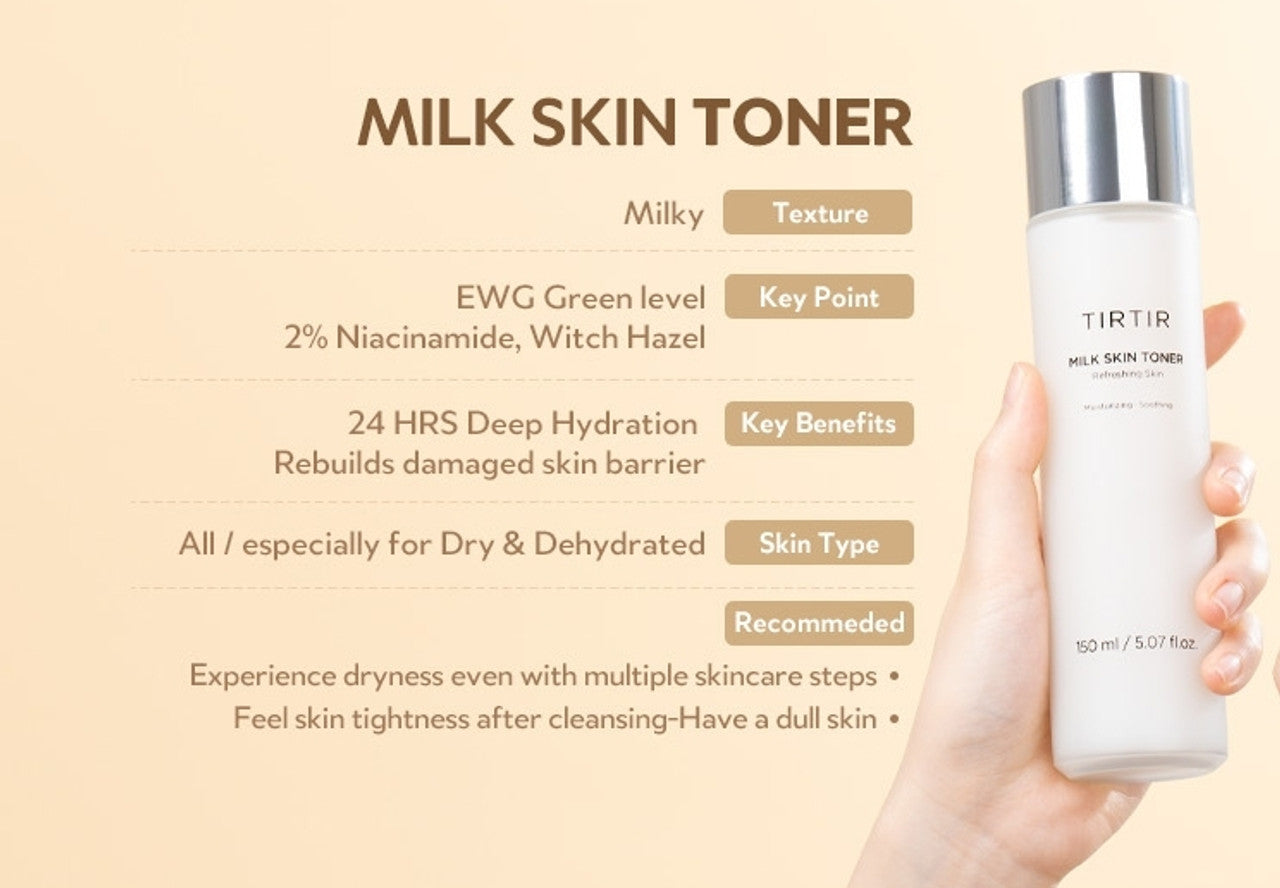 [TirTir] Milk Skin Toner Light