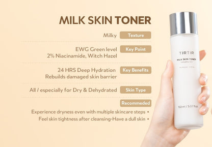 [TirTir] Milk Skin Toner Light