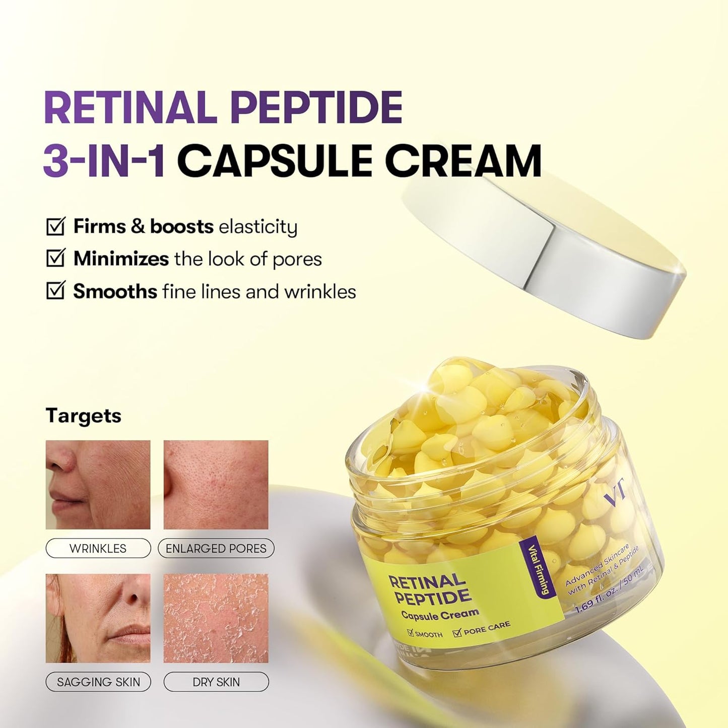 [VT Cosmetics] Retinal Peptide Capsule Cream 50ml