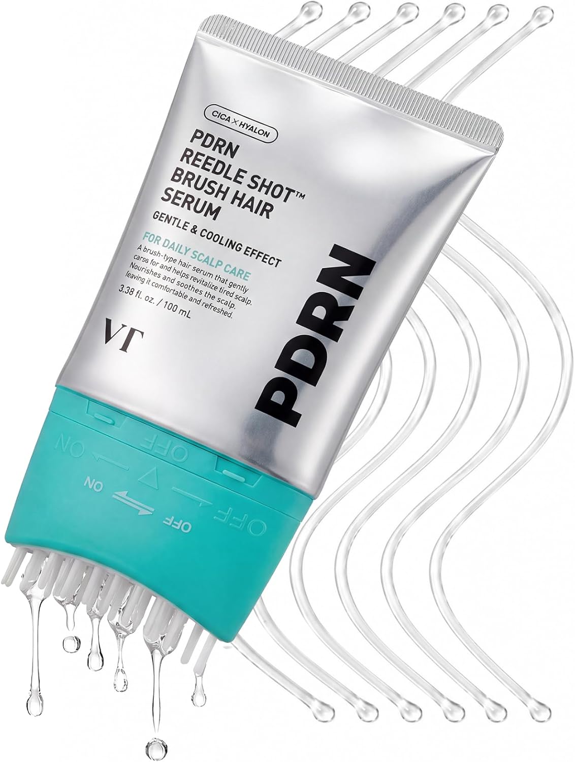 [VT Cosmetics] PDRN Reedle Shot Brush Hair Serum 100ml